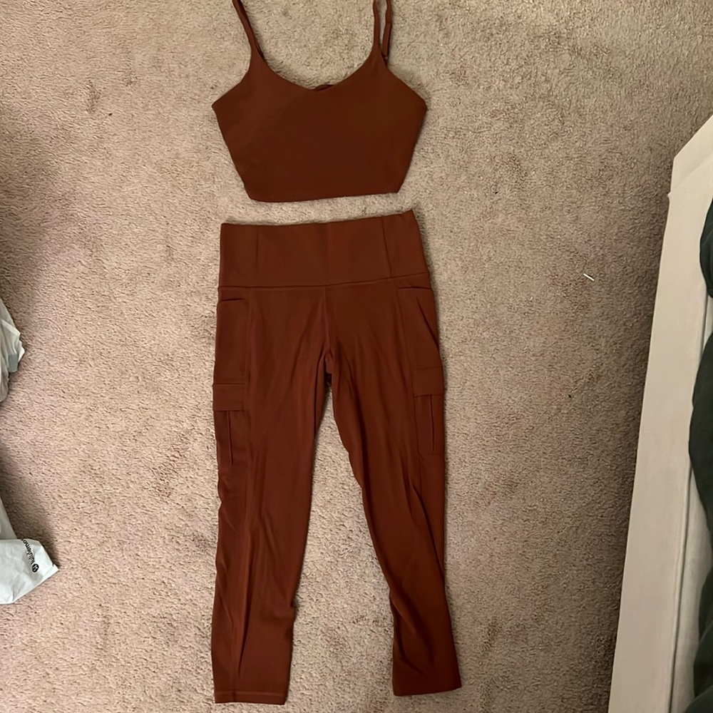 Athleta Brown Set